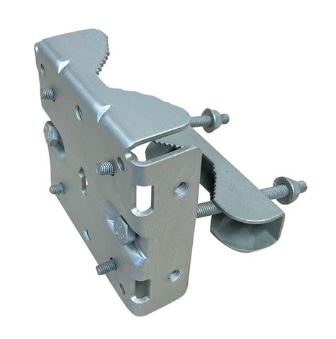 aluminum poles and metal brackets|universal pole mount bracket.